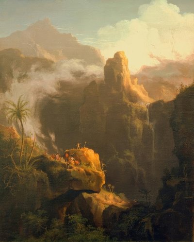 Composition paysagère, Saint Jean dans le désert - Thomas Cole